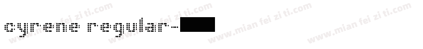 cyrene regular字体转换